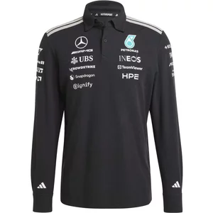 Polo de manga larga de algodón Mercedes AMG Petronas Formula One Team Engineers
