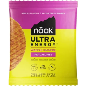 Pastel energético, waffles de sabor frutas rojas Naäk