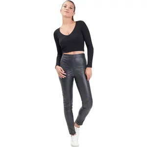 Women's skinny leather trousers Rose Garden Suzana
