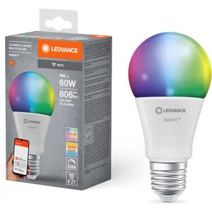 LEDVANCE SMART WIFI A60 9 Watt E27 RGBW Filament Bulb
