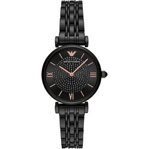 Emporio Armani AR11245 T-Bar Black Ladies Watch
