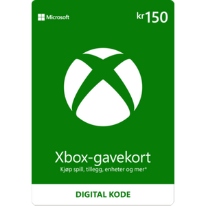 Xbox gavekort 150 kr