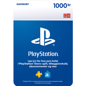 PlayStation Store gavekort 1000 kr
