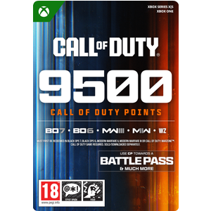 9500 CALL OF DUTY POINTS