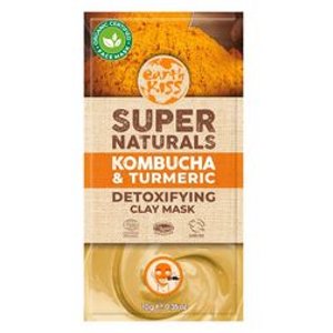 picture of Earth Kiss SUPER NATURALS kombucha & charcoal mask