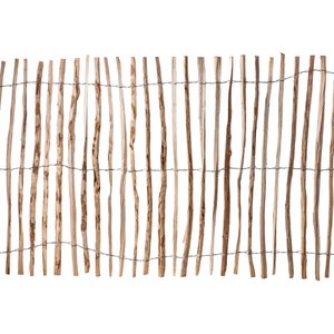 Płot ogrodowy leszczynowy Karo 500 x 120 cm (4-6 cm)