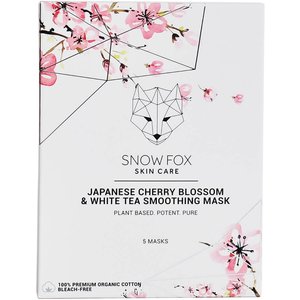picture of Snow Fox Skin Care Snow Fox Japanese Cherry Blossom and White Tea Smoothing Mask (Set of 5)