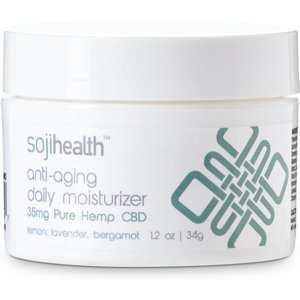 picture of Soji Health Revitalizing Daily Moisturizer Pure Hemp CBD Lemon Lavender & Bergamot