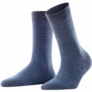 Softmerino Damensocken – Dunkelblau Melange – 35-36