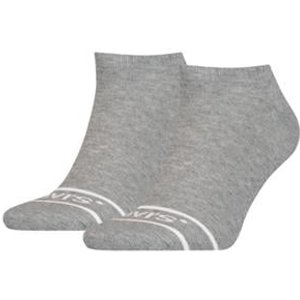 Sneakersocken mit Markenname – Grau melange – 35-38