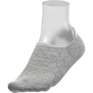 Sneakersocken – Hellgrau meliert – 39-41