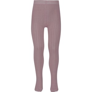Ripp-Kinderstrumpfhose aus Baumwolle – Helles Wildrose – 152-164