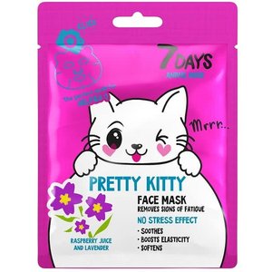 picture of 7DAYS PRETTY KITTY Kojąca i zwiększająca elastyczność skóry maska do twarzy