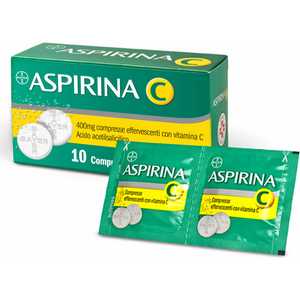 Aspirina c 10 compresse effervescenti 400+240mg