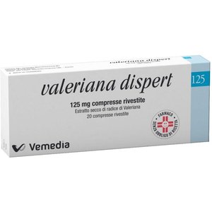 Valeriana dispert 125mg 20 compresse