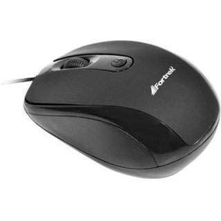Mouse Óptico Fortrek 2400 DPI USB Preto OM-103
