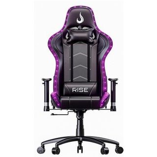 Cadeira Gamer Rise Mode Z6, Ângulo Ajustável, Braço 2D, ARGB, Preto - RM-CG-06-BK-RGB