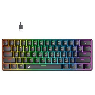 Teclado Mecânico Gamer Rise Mode GM1 Black, RGB, Switch Outemu Blue - RM-TCM-GM1-BBLUE