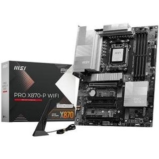 Placa-Mãe MSI PRO X870-P WiFi, AMD, AM5, DDR5, ATX, Chipset X870, Wi-Fi 7 e Bluetooth 5.4, Preto - PRO X870-P WIFI