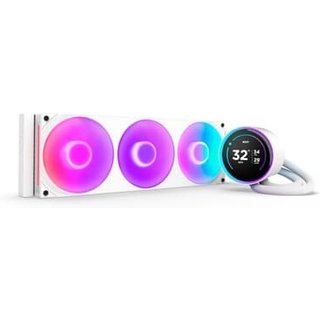 Water Cooler NZXT Kraken Elite AIO V2, 360mm, LCD IPS, RGB, Intel e AMD, Branco - RL-KR36E-W2