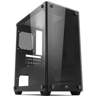 Gabinete Gamer c3Tech, Lateral e Frontral em Vidro, Mid Tower, Preto - MT-G110BK