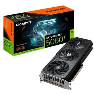 Placa de Vídeo Gigabyte RTX 5060 Ti GAMING OC 8G NVIDIA GeForce, 8GB GDDR7, RGB, DLSS, Ray Tracing - GV-N506TGAMING OC-8GD