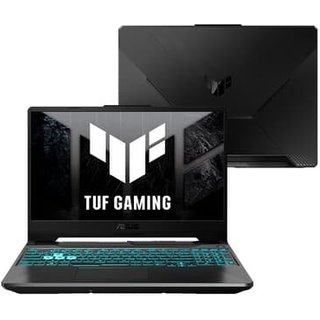 Notebook ASUS TUF Gaming A15, RTX 3050, AMD RYZEN 7, 16 GB, 512 GB SSD, W11 Home, Tela 15.6" FHD, Graphite Black - FA506NCR-HN088W