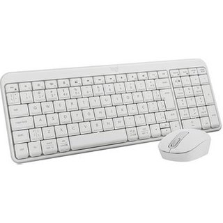 Kit Teclado e Mouse Sem Fio Logitech MK250 Compacto, Mouse Ambidestro, Bluetooth, ABNT2, Compatível PC e Mac, Branco - 920-013517