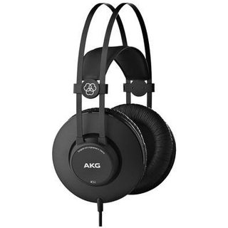 Fone de Ouvido AKG K52, 1/4' e 1/8', Preto