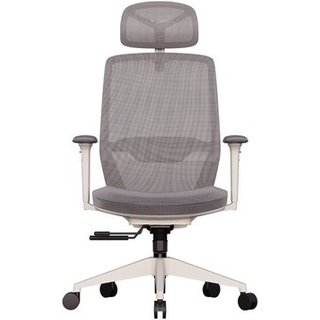 Cadeira Office Elements Serena Slide, com Apoio para os Pés, Até 120kg, Reclinável, Malha, Cinza - 72097