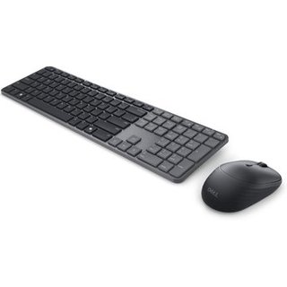 Kit Teclado e Mouse Sem Fio Dell Pro 7 KM726, Slim, ABNT2, Preto - KM726-BPR-BCC