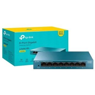 Switch de Mesa TP-Link, 8 Portas 10/100/1000Mbps - LS108G