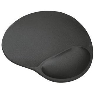 Mousepad Trust Big Foot com Apoio de Pulso (236x205mm), Ergonômico, Antiderrapante, Preto - 16977