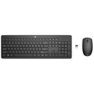 Kit Teclado e Mouse HP Sem Fio, 1.600 DPI, Wireless, 3 Botões, ABNT, USB, Preto - 18H24AA#AC4