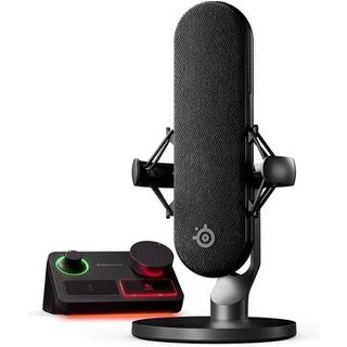 Microfone Gamer De Mesa Condensador Steelseries Alias Pro, RGB, USB-C - 61596