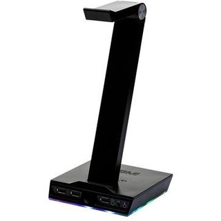 Suporte de Headset Gamer, KBM! GAMING SHG200, RGB, 3x USB, Com Placa de som - KGSHG200PT
