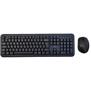 Kit Teclado e Mouse sem Fio Maxprint Exagon, Wireless, ABNT2, Preto , mouse 1200DPI - 60000146