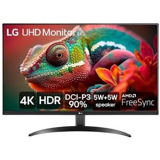 Monitor Profissional LG 32", 4K, 60Hz, 4ms, VA, FreeSync, HDR10, Som Integrado - 32UR500-B