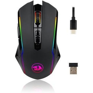 Mouse Gamer Sem Fio Redragon Ranger LITE, 8000 DPI, 9 Botões, Wireless, Preto - M910-KS