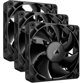 Kit com 3 Ventoinhas Corsair iCUE LINK RX120, 120mm, Preto - CO-9051010-WW