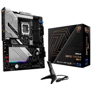 Placa-Mãe ASRock Z890 Taichi Lite, Intel, LGA1851, ATX, DDR5, Suporta Bluetooth 5.4, Preto - 90-MXBPP