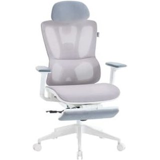 Cadeira de Escritório Ergonômica Presidente XT Office X-Ultra Cinza e Branca - XTO-110