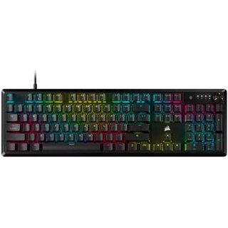 Teclado Gamer Mecânico Corsair K70 Core RGB, Teclas lineares Vermelho, USB 3.0, Preto - CH-910971E-NA