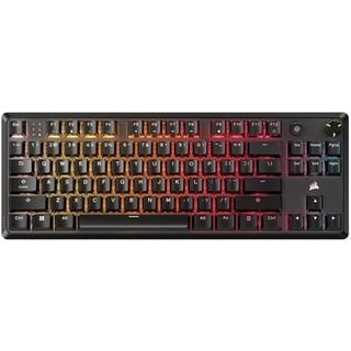 Teclado Mecânico Gamer Corsair K70 Core TKL Tenkeyless, RGB LED, Switch MLX Vermelho V2, Teclas ABS DS, Preto - CH-911911E-NA