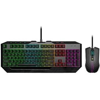 Kit Teclado e Mouse Gamer Cooler Master Devastador 3, RGB, 4800 DPI, US, Preto - SGB-3000-KKMF4-US