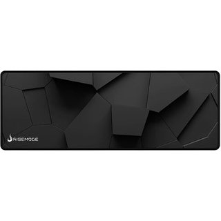 Mousepad Gamer Rise Mode 3D 02, Estendido 900x300mm, Borda Costurada, Preto - RM-MP-3D2-B