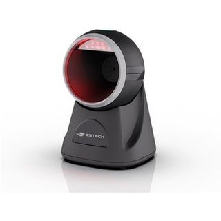 Leitor de Codigo de Barras C3Tech, 1D e 2D, USB, Bidirecional, LED Vermelho, CMOS, Preto - LB-D200BK