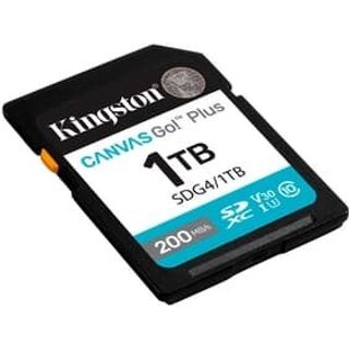 Cartão de memória Kingston, SDXC Canvas Go Plus, 1TB, Gen4, 200MB/s - SDG4/1TB
