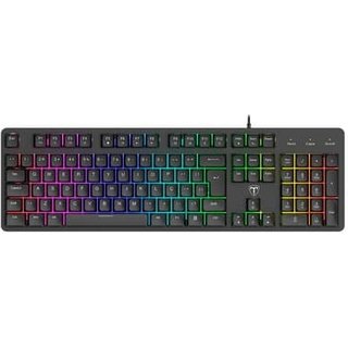 Teclado Gamer T-dagger Echo RGB, Membrana, Full Size, USB, ABNT2, Preto - T-TGK109