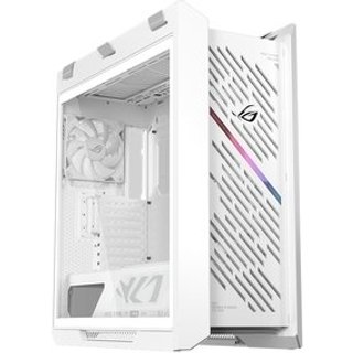 Gabinete Gamer ASUS ROG STRIX HELIOS II GX601S, Mid Tower, E-ATX, Lateral em vidro, Branco - 90DC00W3-B39000